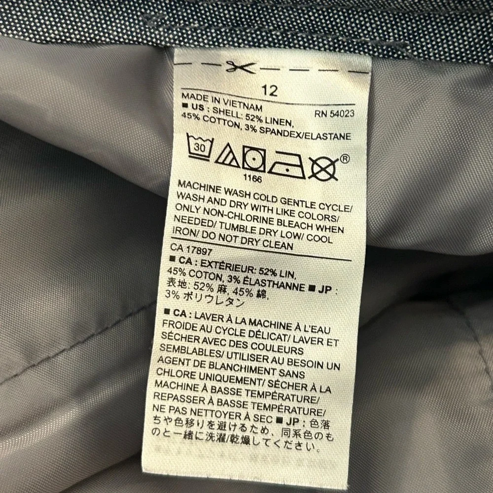 Banana Republic crop Avery linen pants